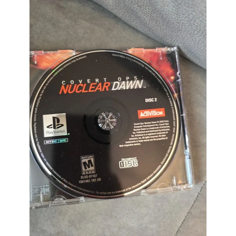 Covert Ops-Nuclear Dawn - Sony PlayStation 1 PS1 Complete In Box CIB